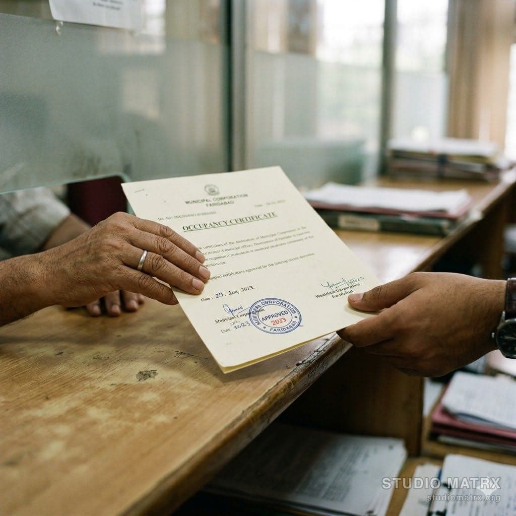 Occupancy certificate hand-over moment