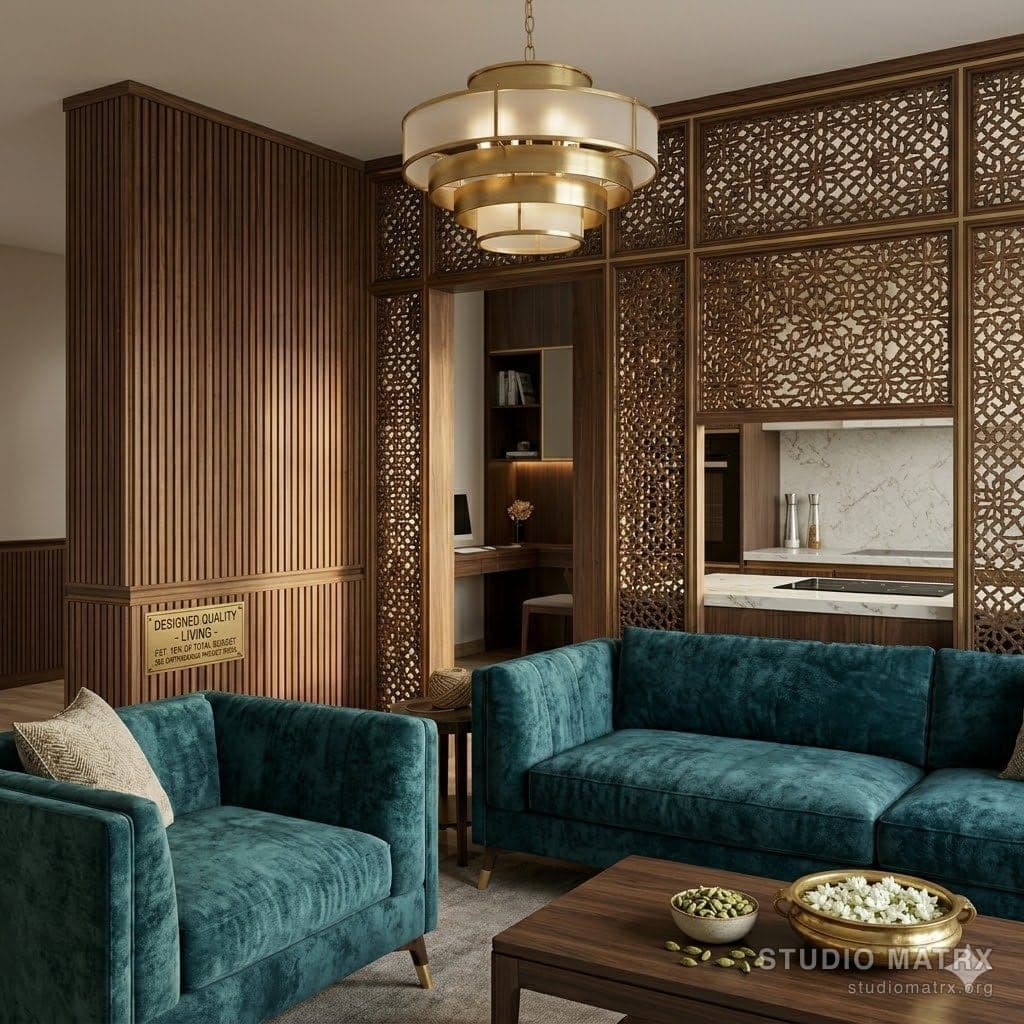 Designed living room