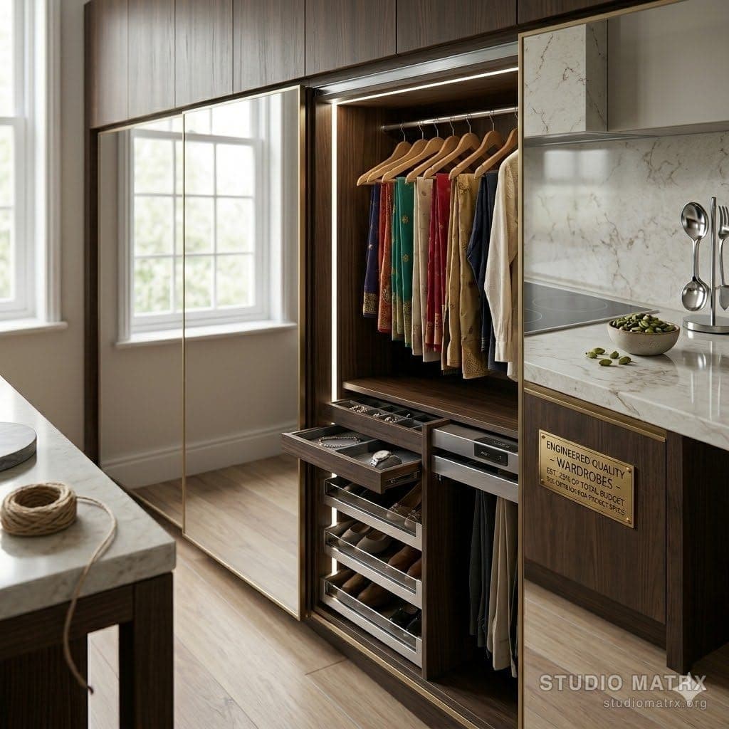 Full-height wardrobes