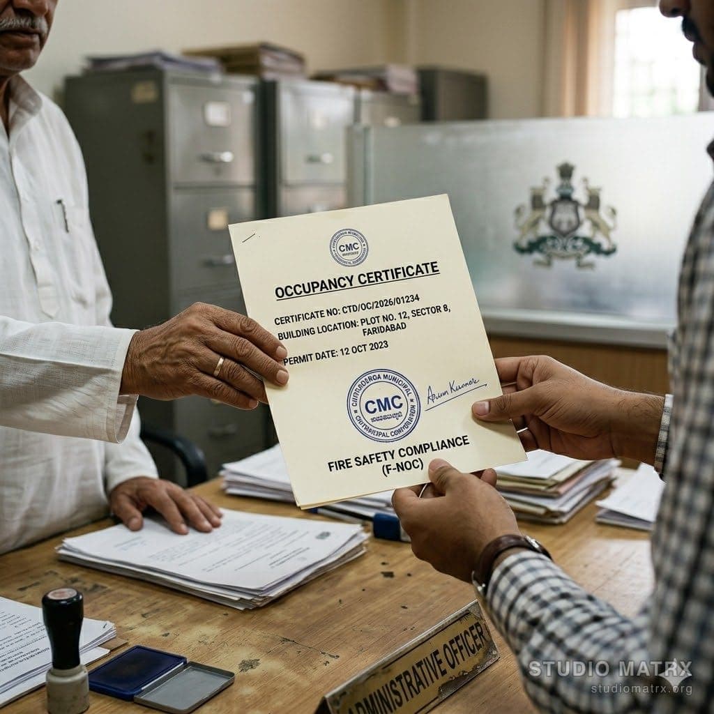 Occupancy certificate handed over to homeowner