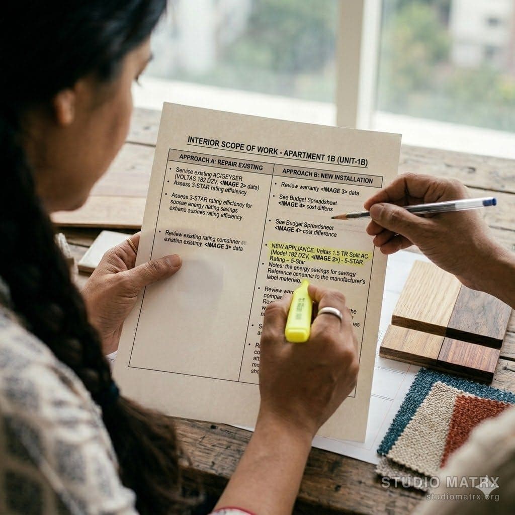Reviewing project scope documents