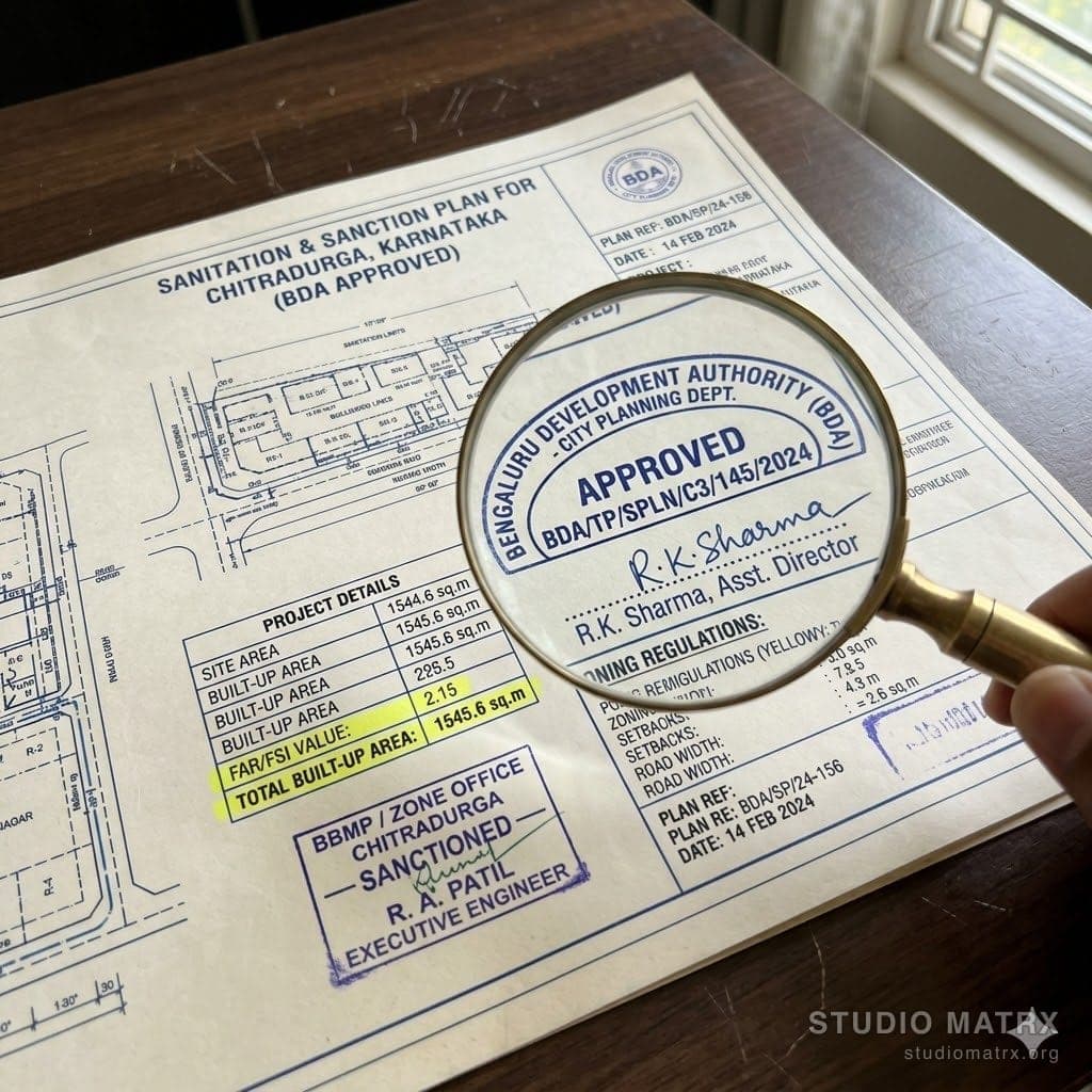 Approved sanction plan with FAR stamp