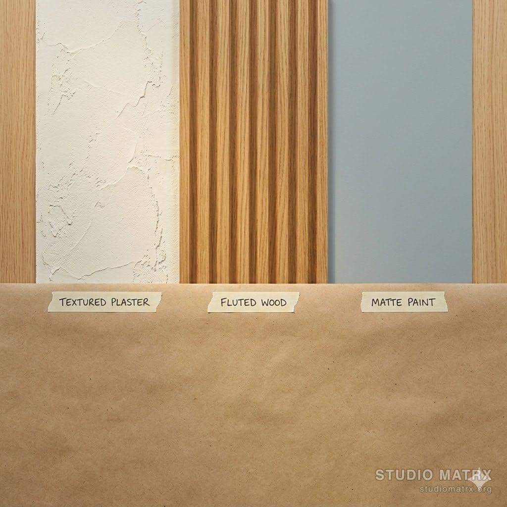 Wall finish samples