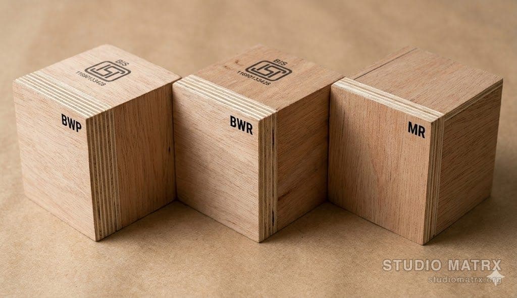 Plywood grade samples
