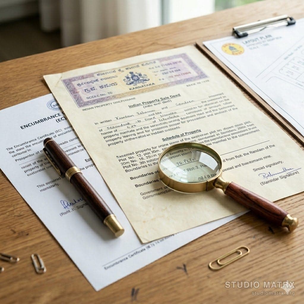 Sale deed and encumbrance certificate