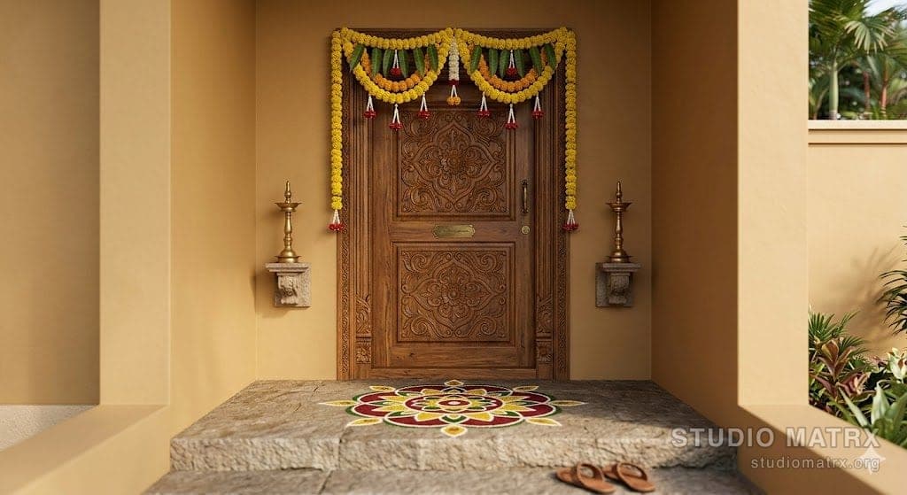 Auspicious entrance direction