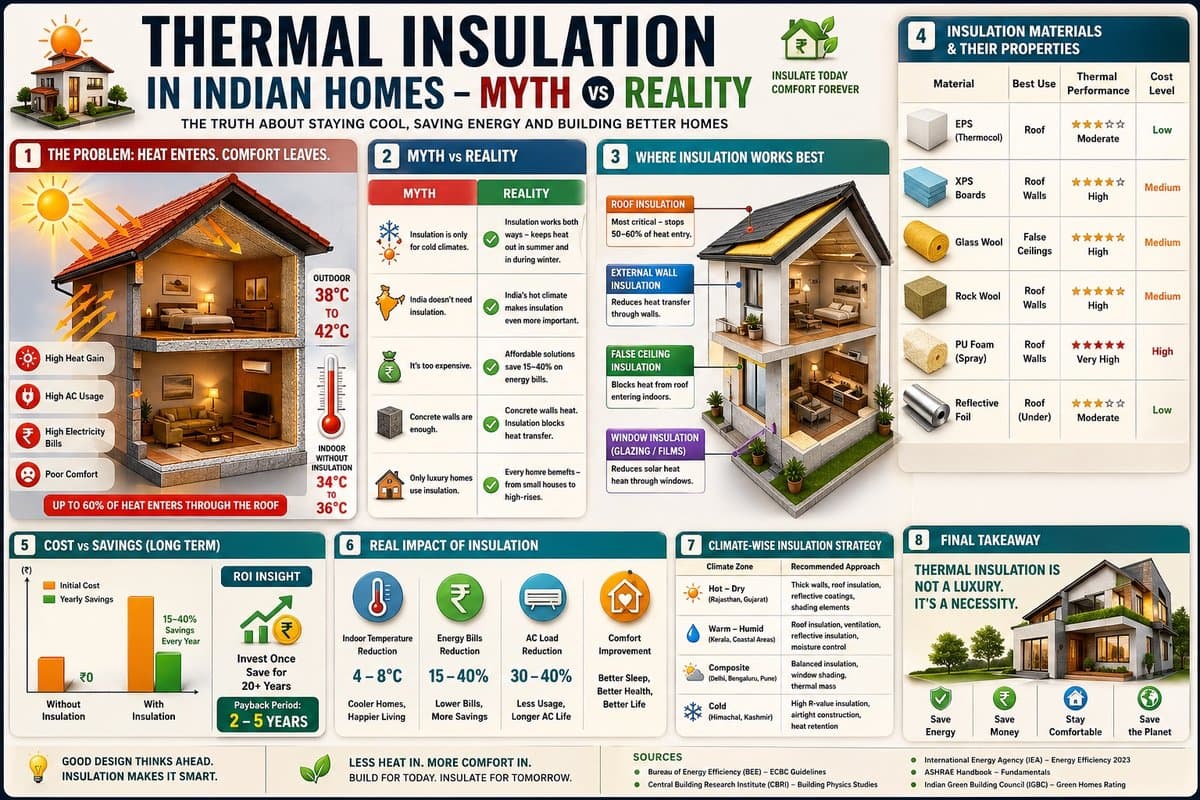 Thermal Insulation in Indian Homes – Myth vs Reality