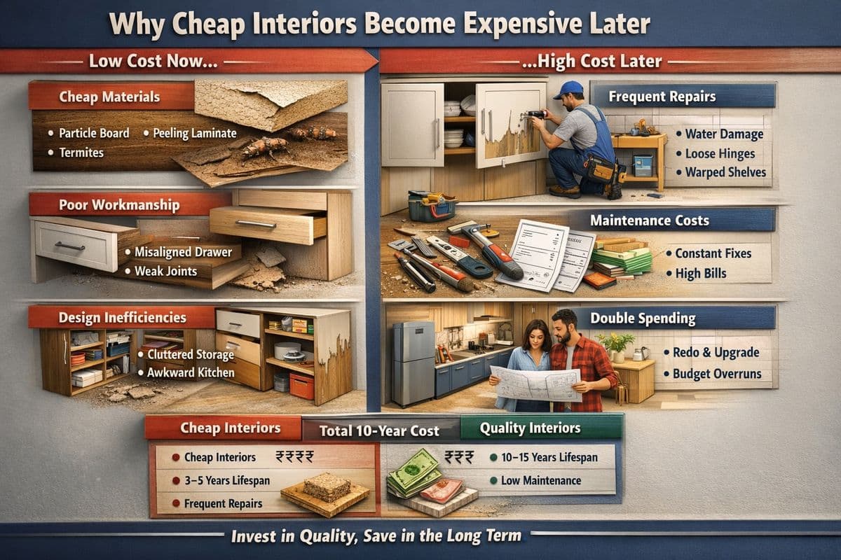 Why Inexpensive Interiors Become Expensive Later
