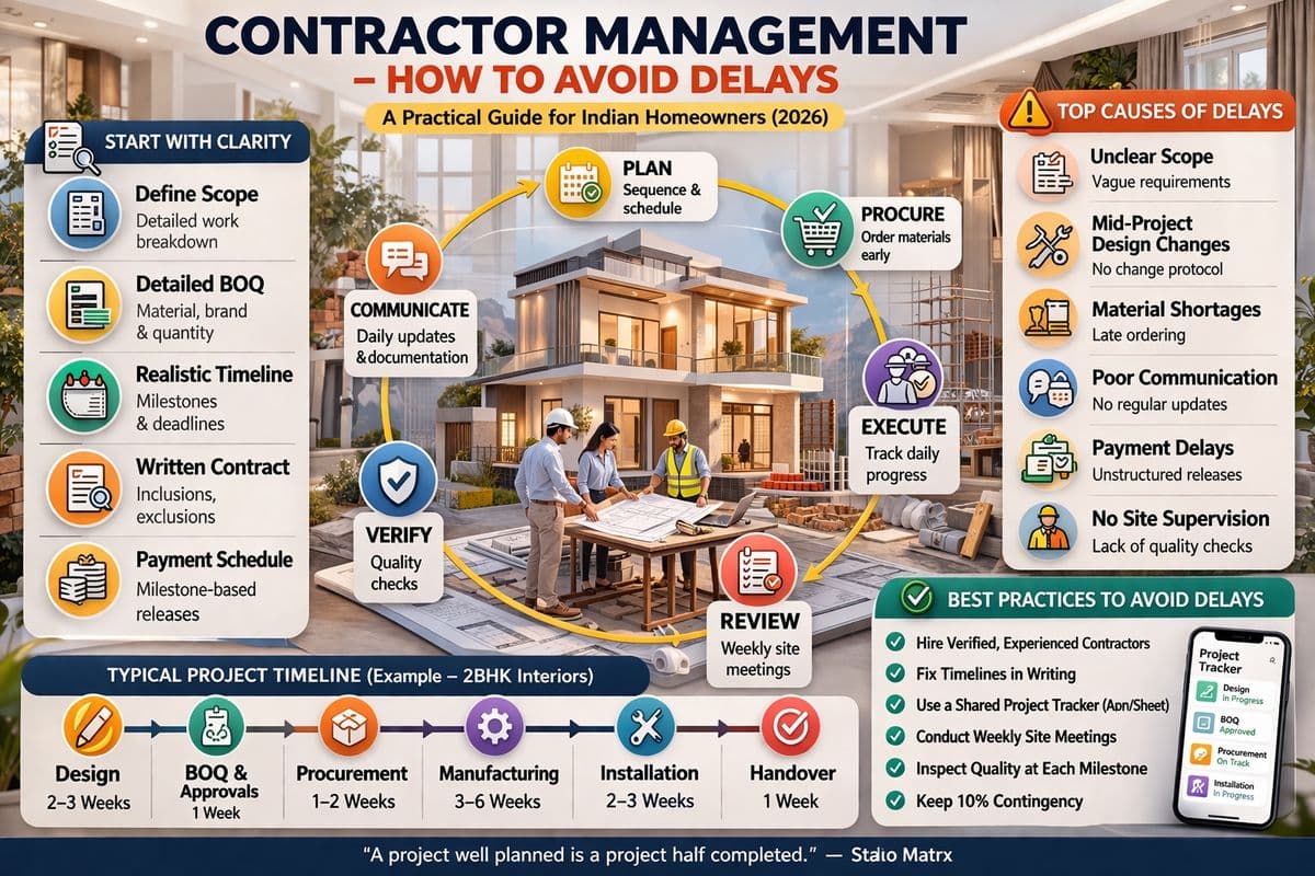 Contractor Management – How to Avoid Delays?