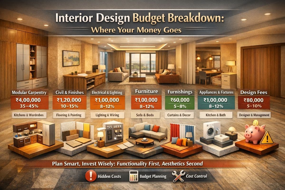 Interior Design Budget Breakdown: Allocation of Expenditure