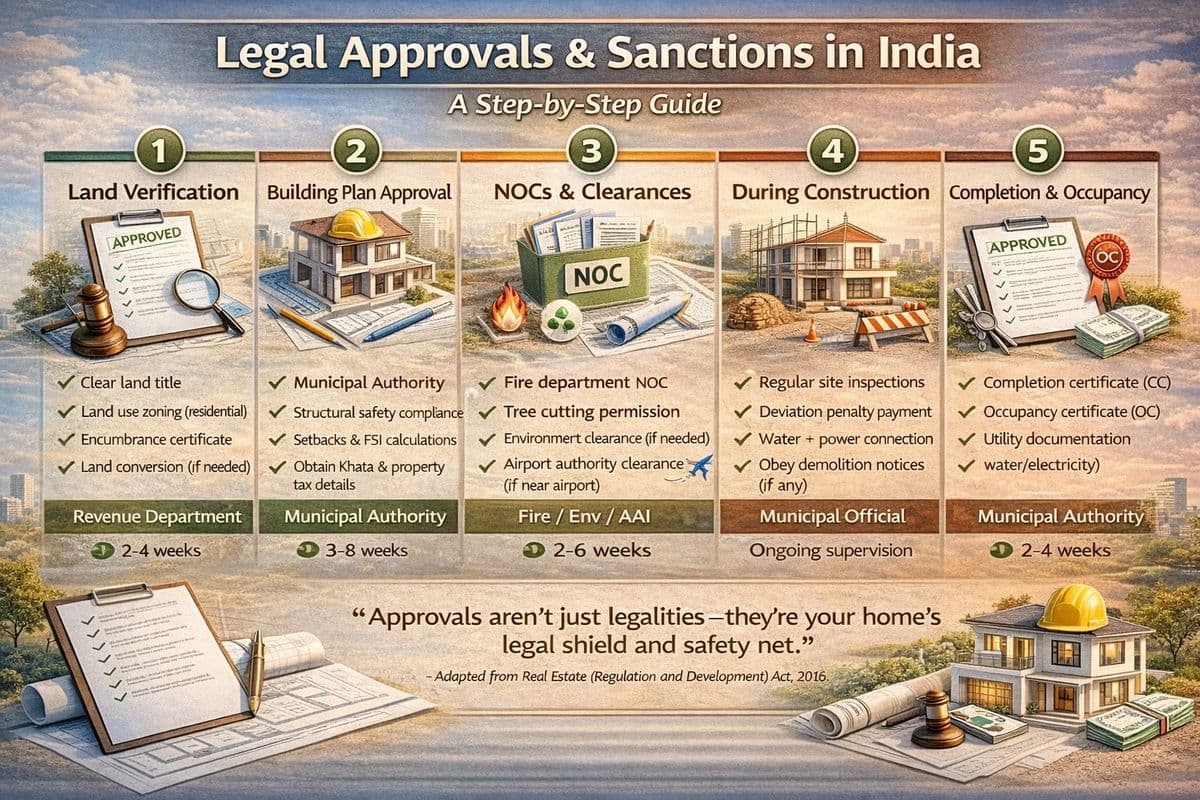 Legal Approvals & Sanctions in India – A Step-by-Step Guide