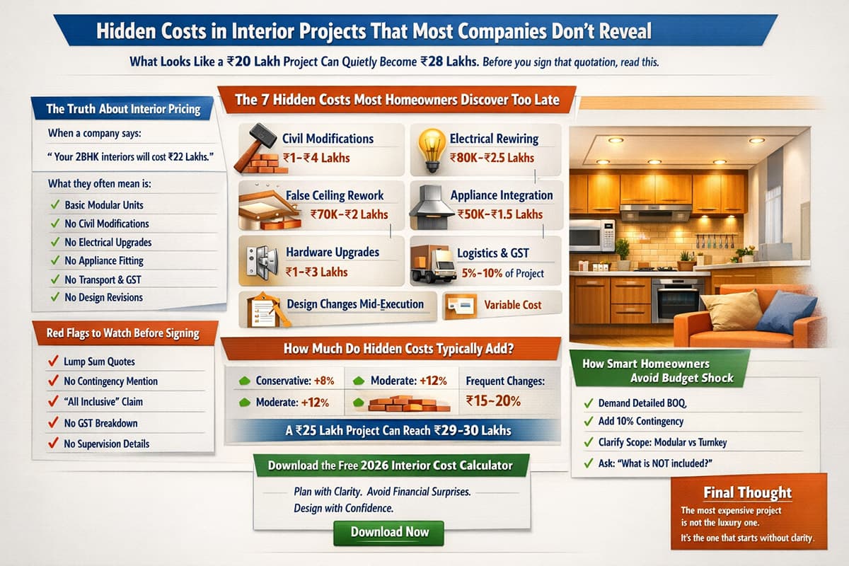 Hidden Costs in Interior Projects That Most Companies Don’t Reveal