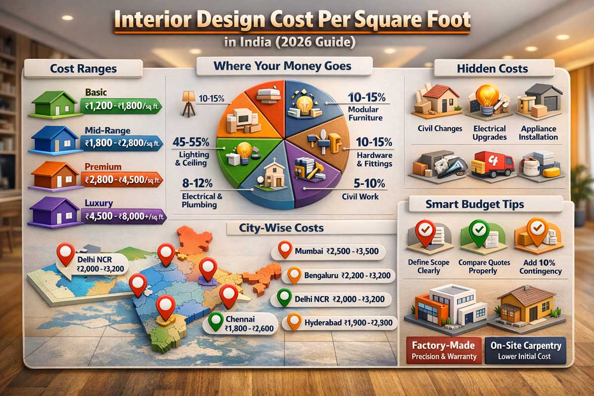 Home Interior Design – Cost Per Square Foot Explained