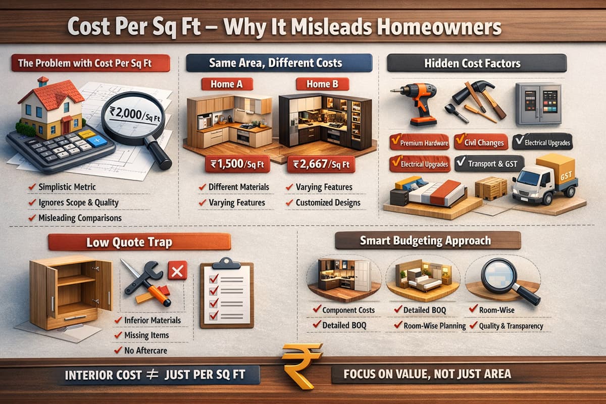 Cost per Sq Ft – Why It Misleads Homeowners