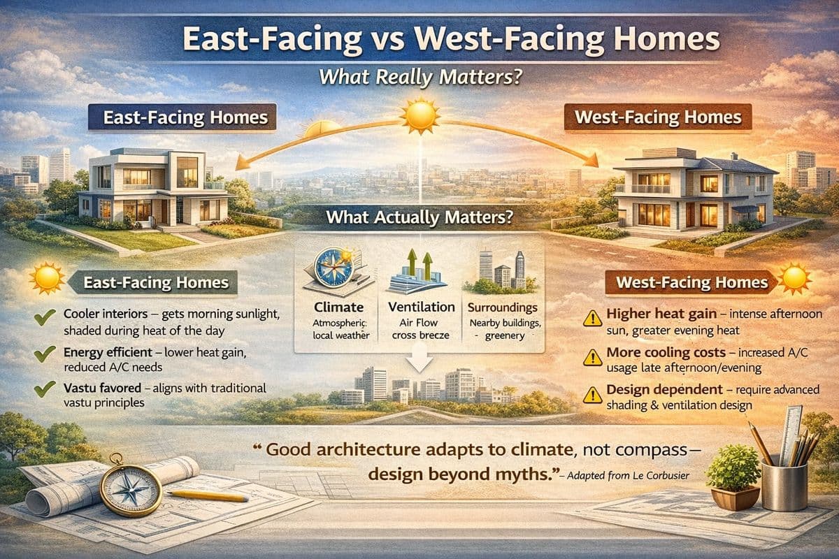 East vs West Orientation of Houses: Does It Really Matter?
