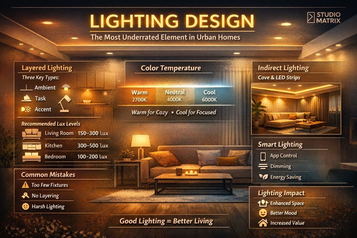 Lighting Design: The Most Underrated Element in Urban Homes