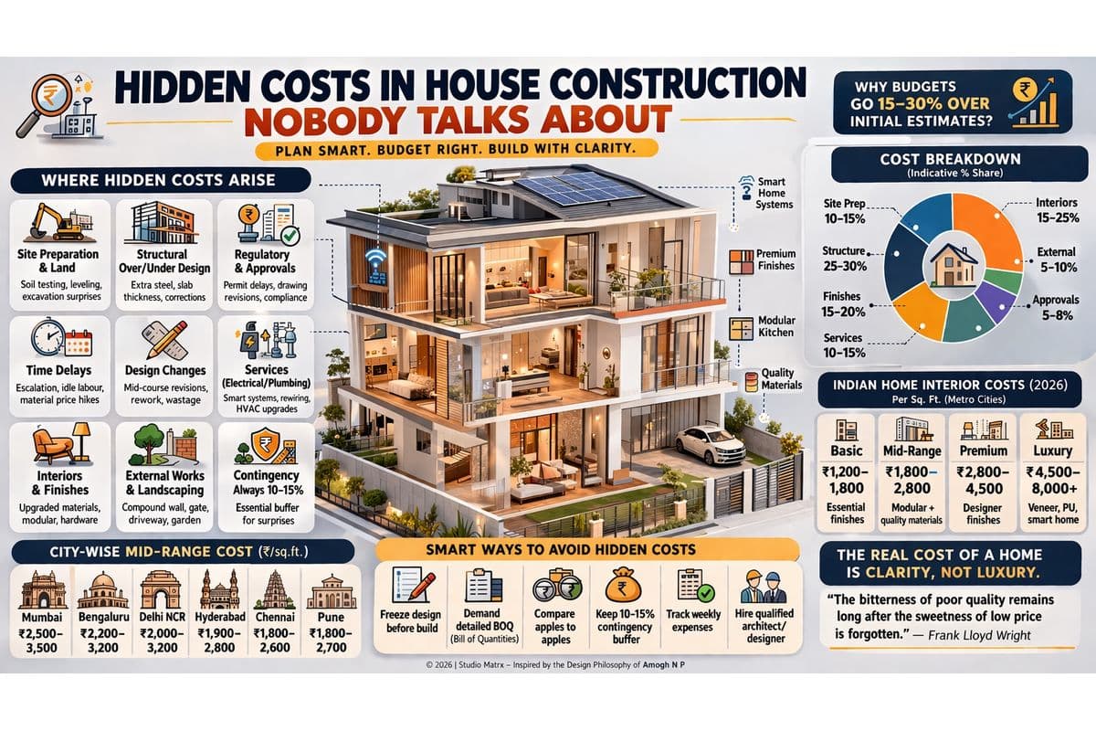 Hidden Costs in House Construction Nobody Talks About