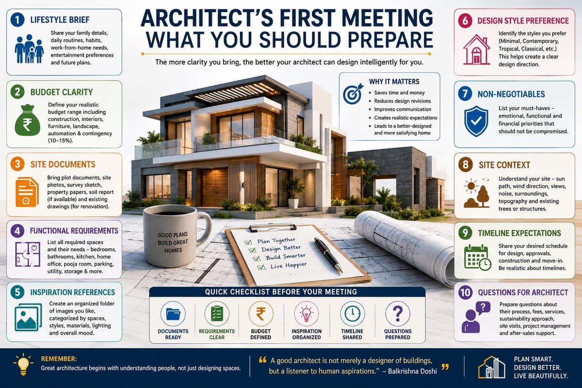 Architect’s First Meeting: What You Should Prepare