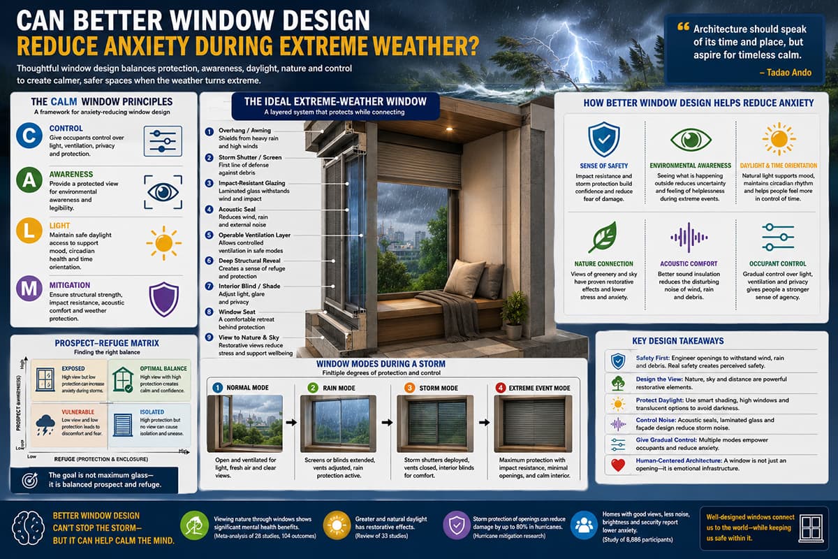 Can Better Window Design Reduce Anxiety During Extreme Weather?