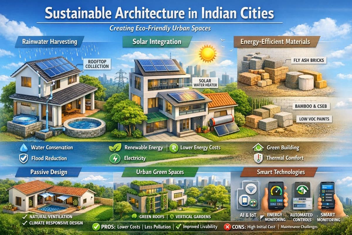 Sustainable Architecture in Indian Cities