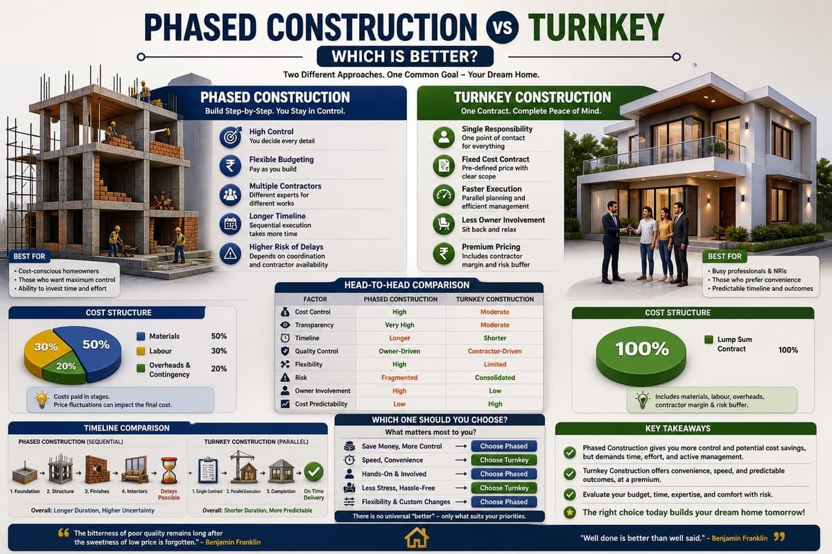 Phased Construction vs Turnkey – Which Is Better?