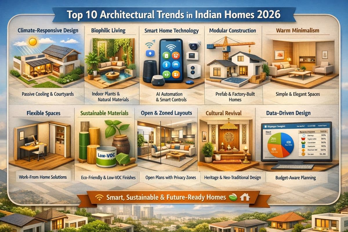 Top 10 Architectural Trends in Indian Homes (2026)