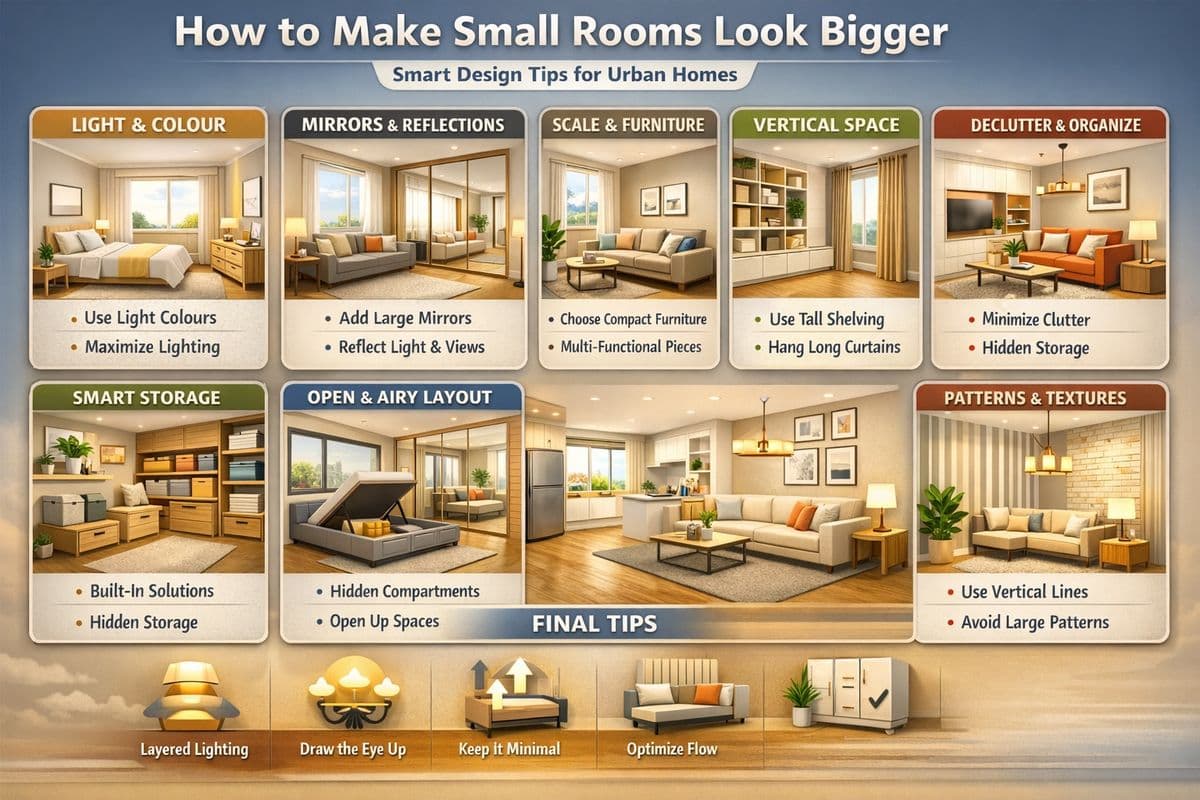 How to Make Small Rooms Appear Larger