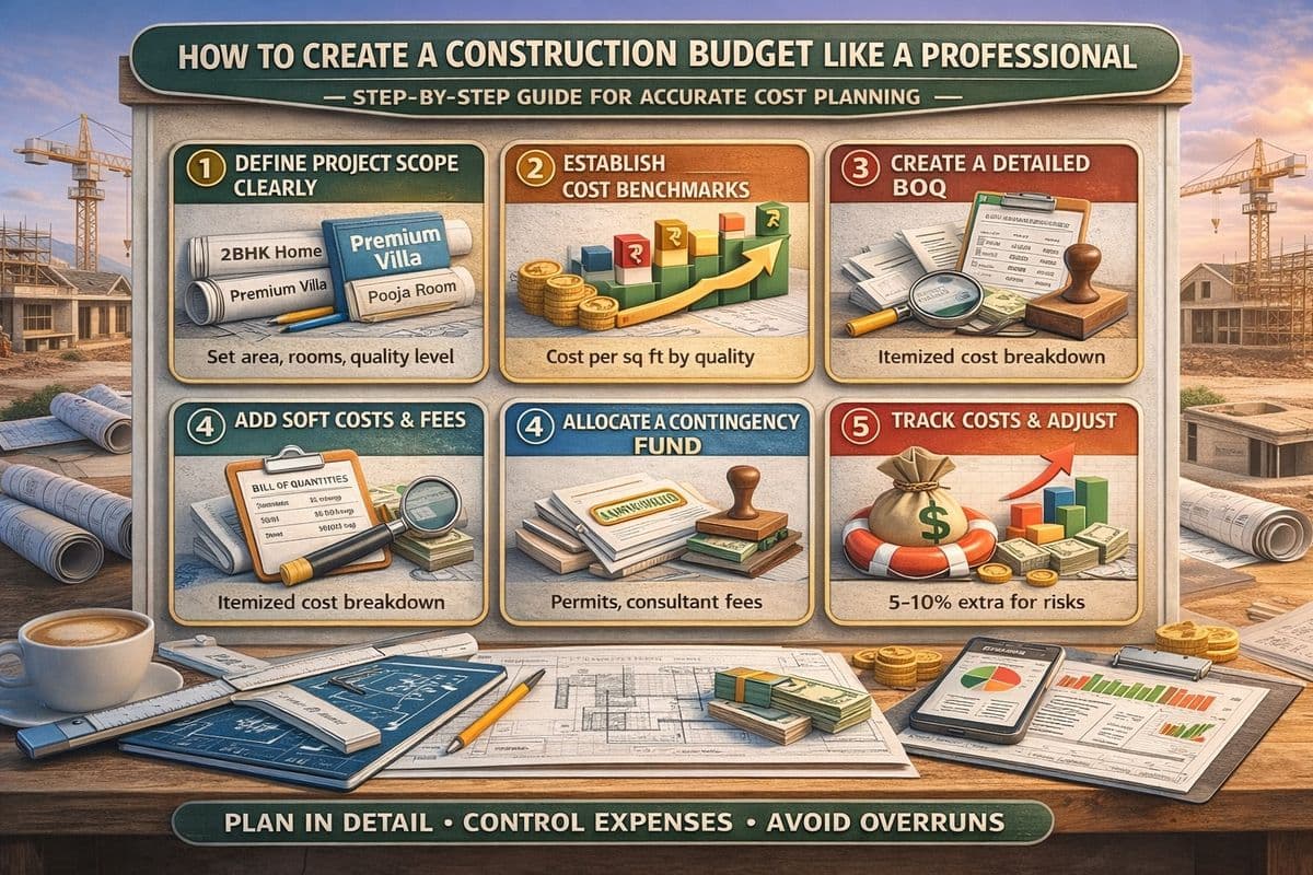How to Create a Construction Budget Like a Professional