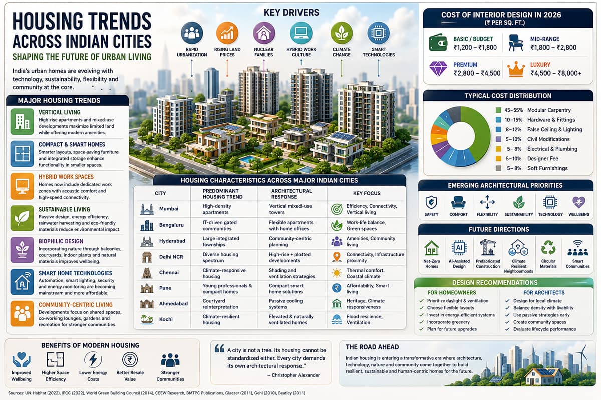 Housing Trends Across Indian Cities: How Urban Living Is Redefining Residential Architecture