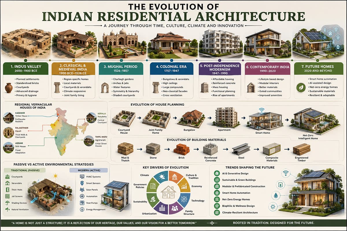 The Evolution of Indian Residential Architecture
