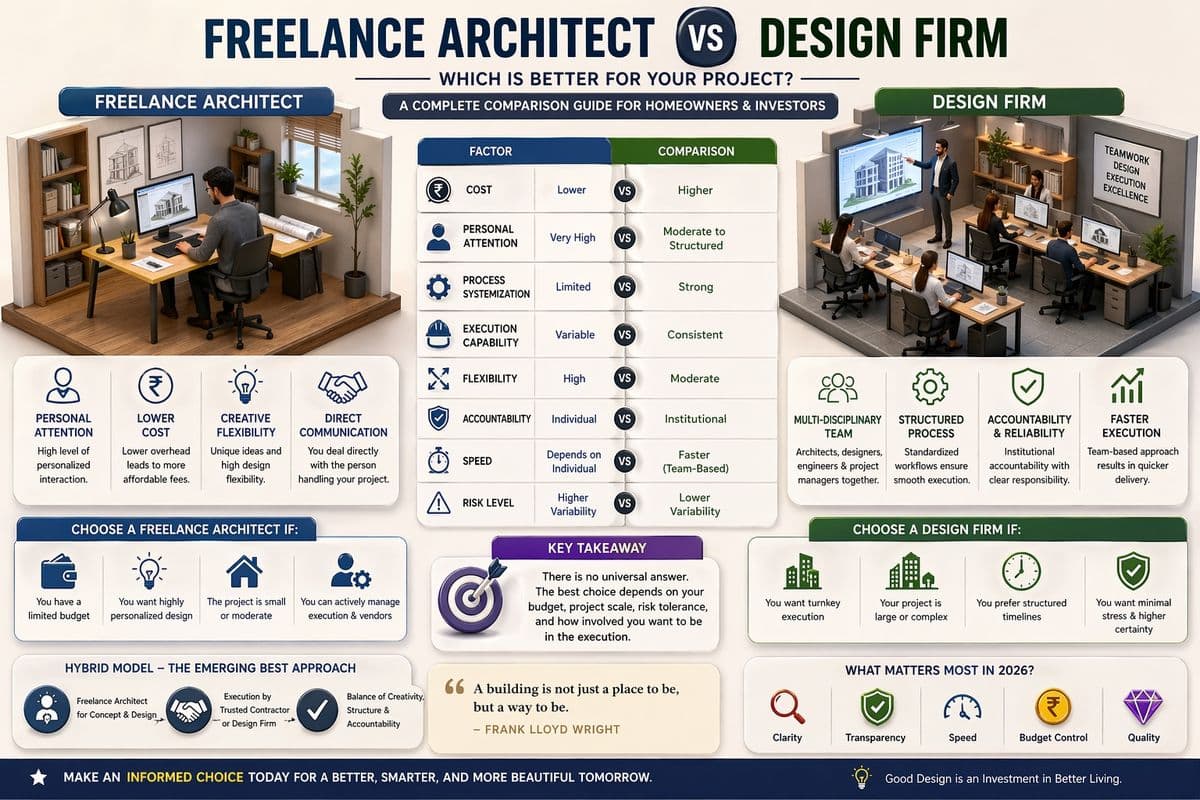 Freelance Architect vs Design Firm – What’s Better?