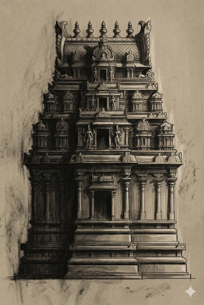 Temple Elevation Study