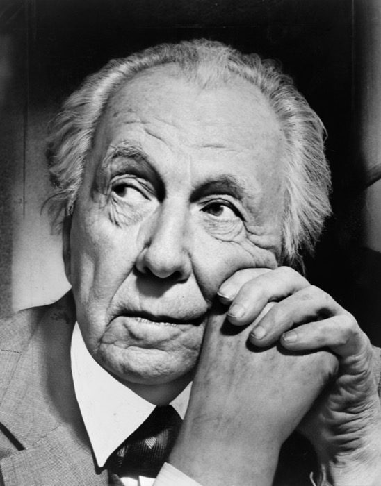 Frank Lloyd Wright — portrait