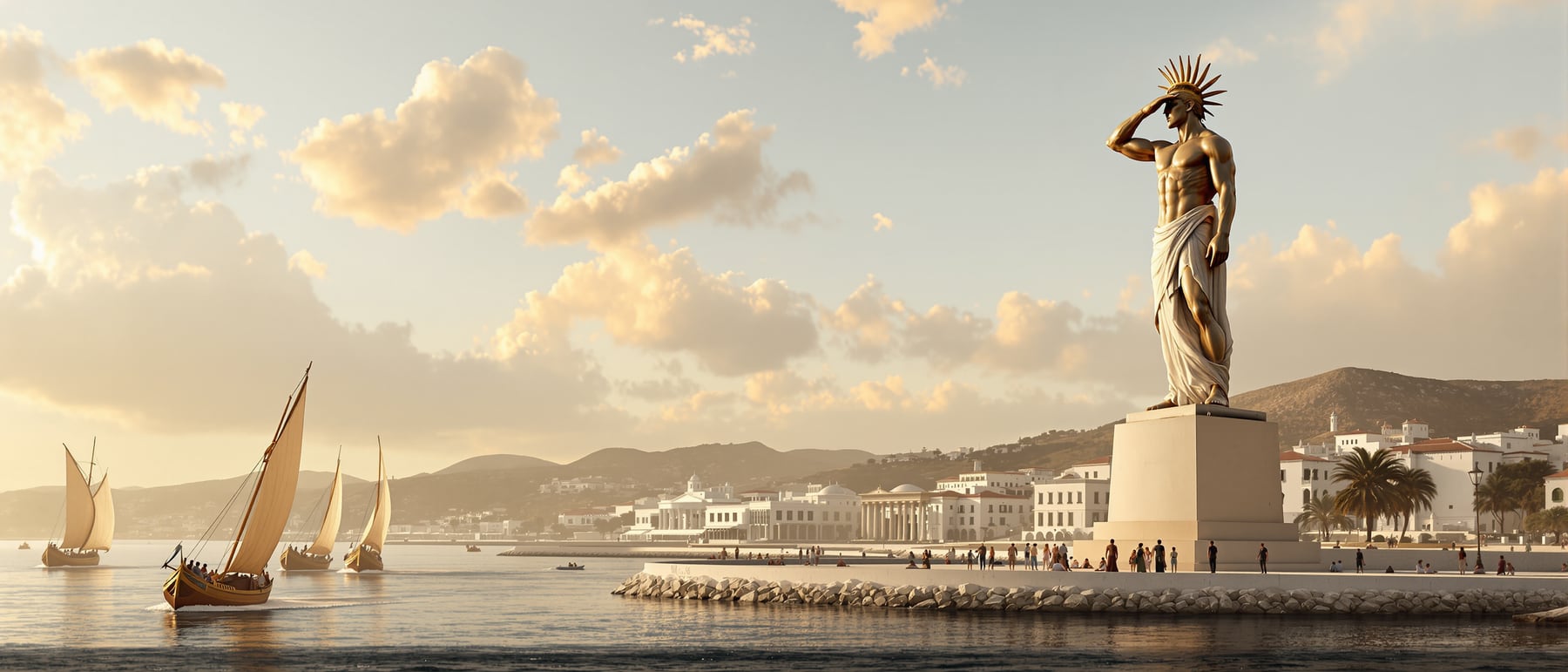The Colossus of Rhodes: The Giant That Never Straddled the Harbour