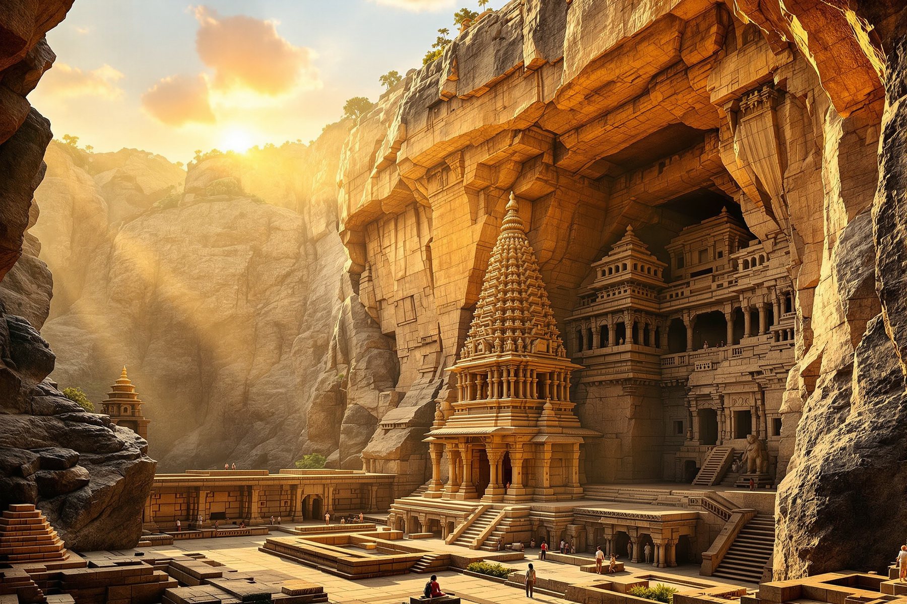 Kailasa at Ellora: A Mountain Carved into a Temple