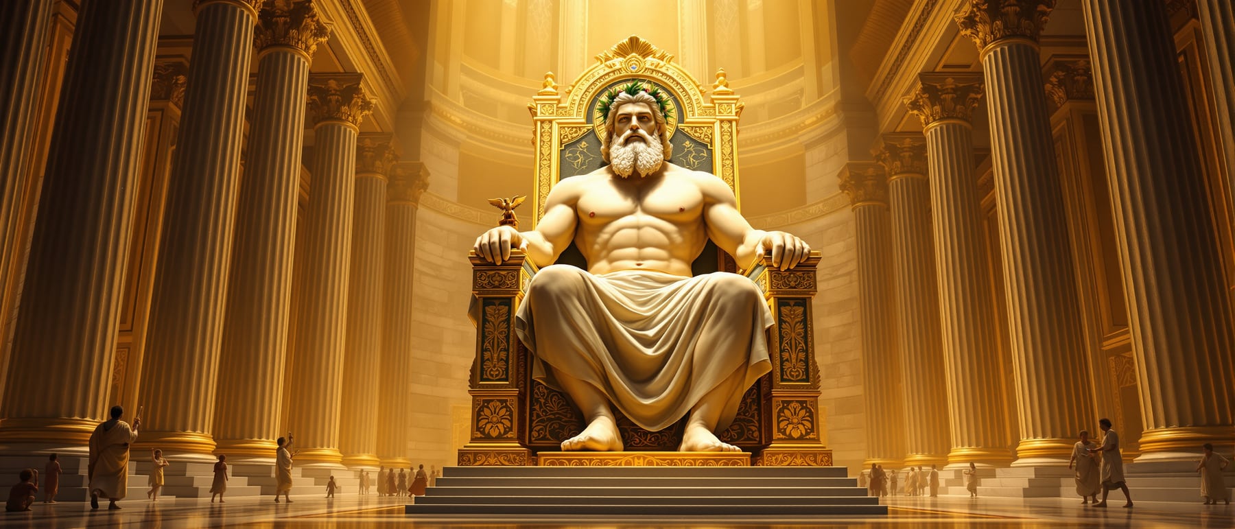 The Statue of Zeus at Olympia: The God Made of Gold and Ivory