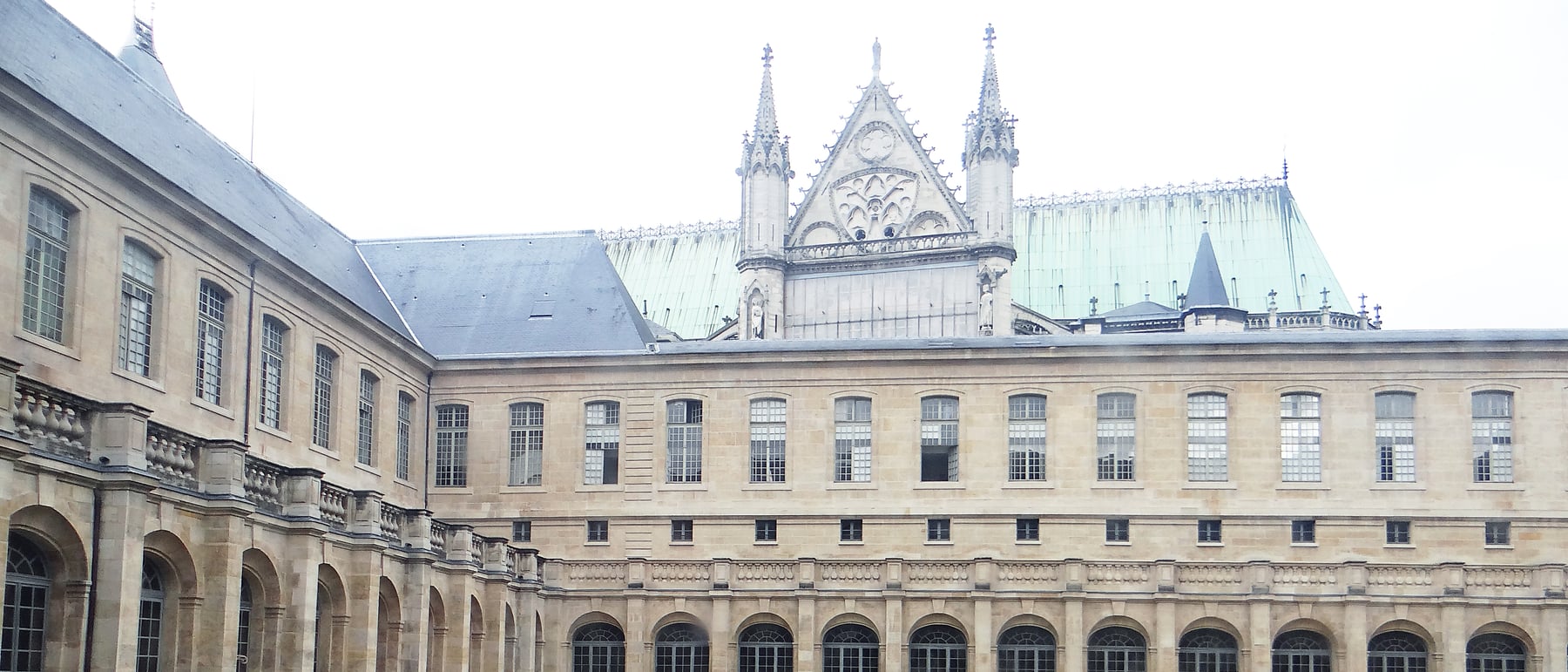 Basilica of Saint-Denis — The birth of Gothic — structure freed to let in light.