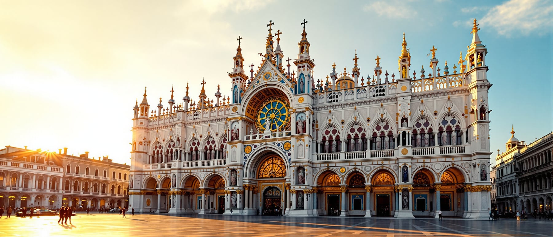 Basilica of San Marco — Five domes and golden mosaics — East meets West.