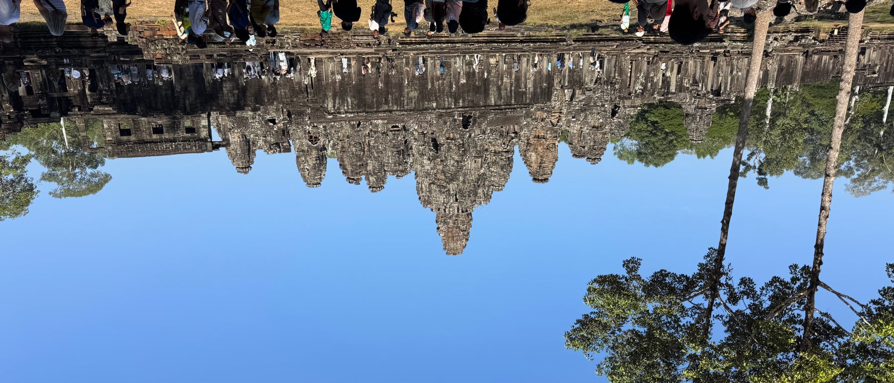 Bayon (Angkor Thom) — Towers of serene carved faces.