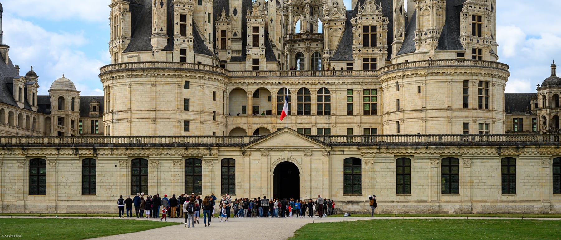 Château de Chambord — A double-helix stair and roofscape of a fairy tale.