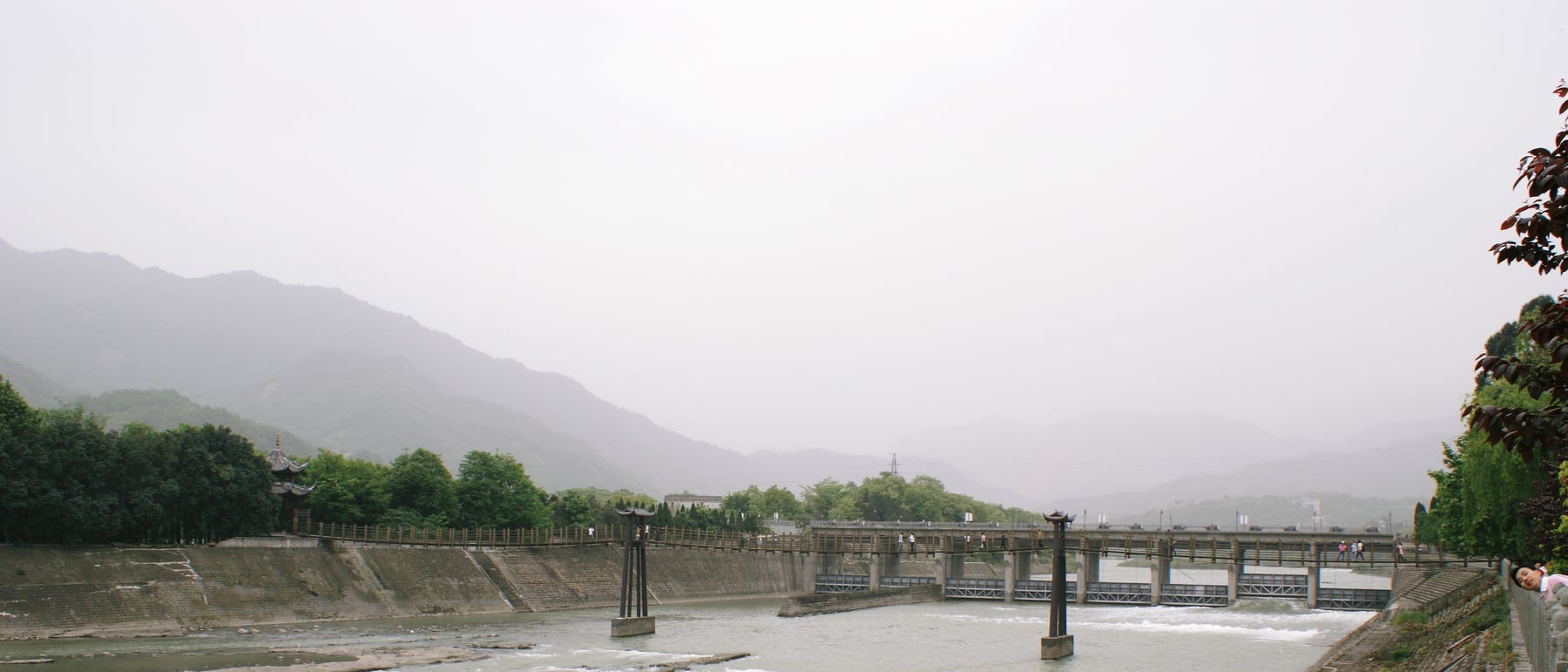 Dujiangyan Irrigation System — A 2,000-year-old working waterworks — engineering as landscape.