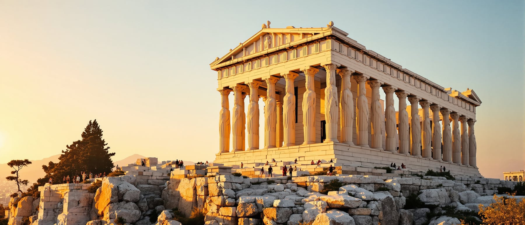 Erechtheion — The Caryatid porch — the column as human figure.