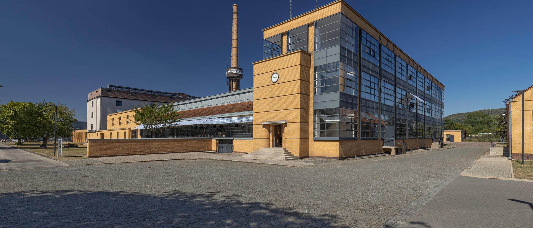 Fagus Factory — A glass curtain wall wrapping the corner — a modern first.