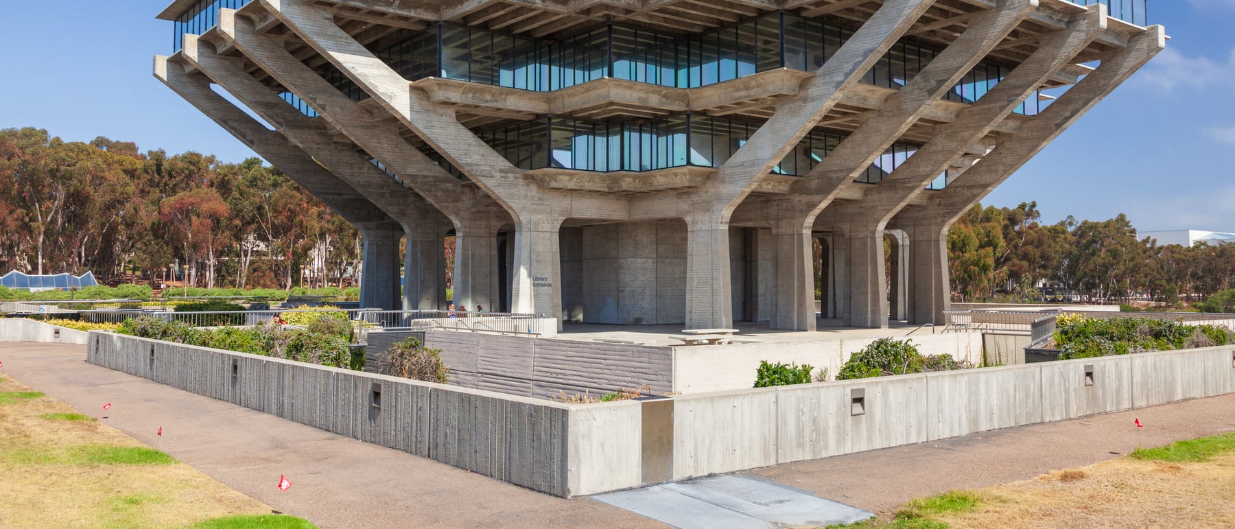 Geisel Library — A brutalist tree of glass and concrete.