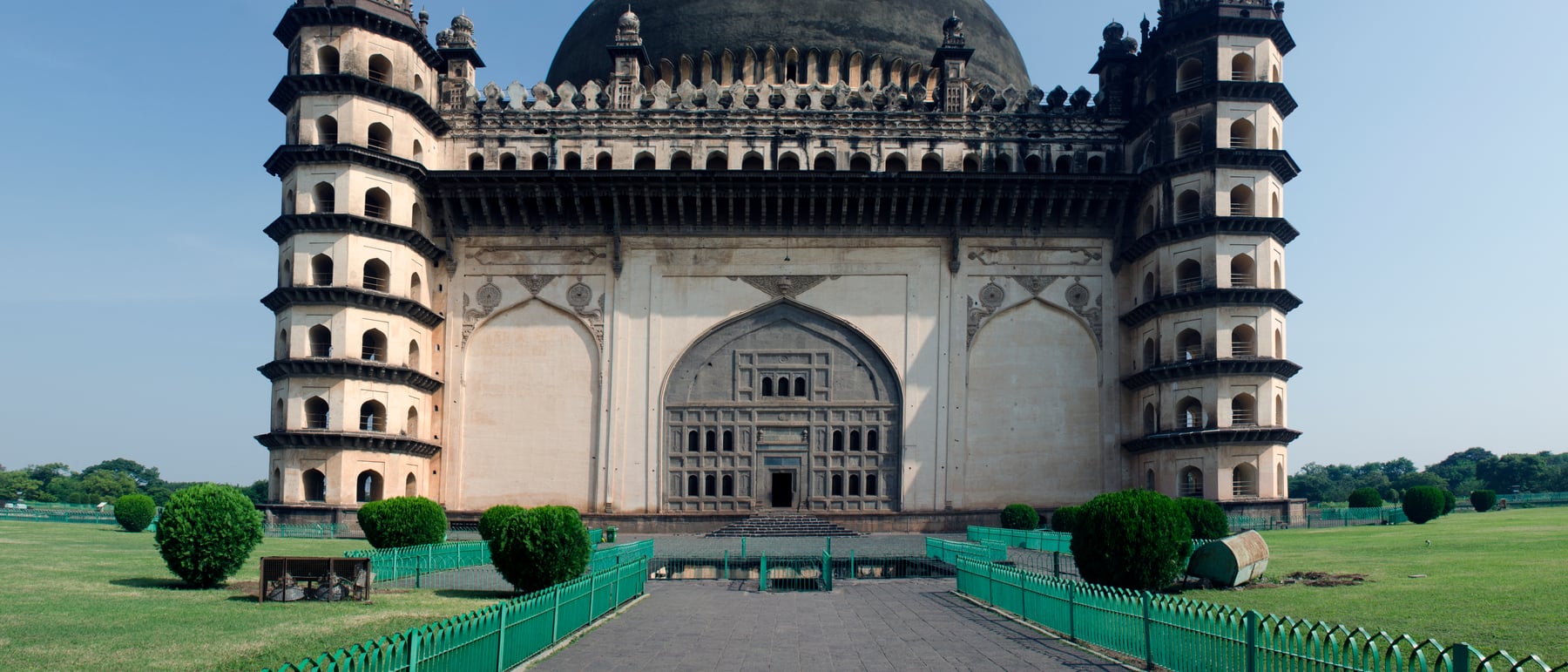 Gol Gumbaz — One of the largest masonry domes, with a whispering gallery.