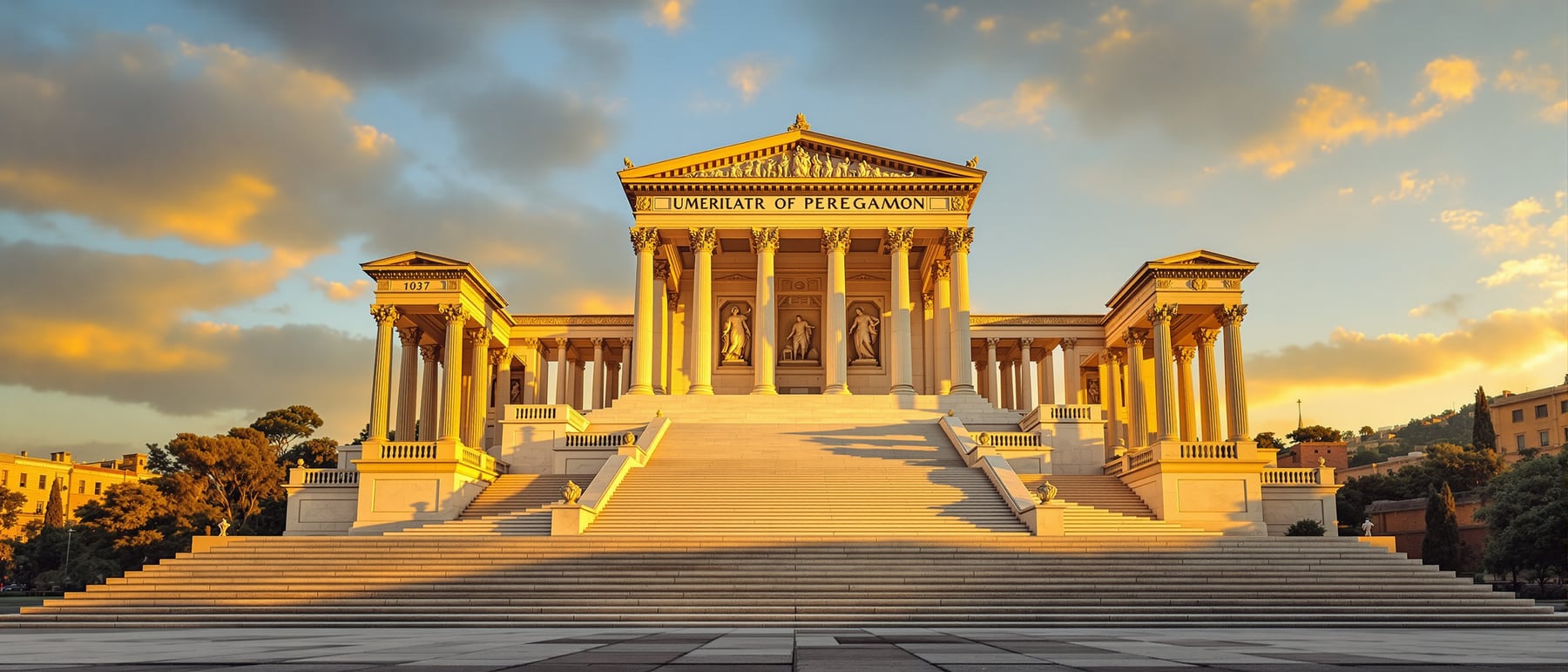 Great Altar of Pergamon — Baroque drama of the Hellenistic age.