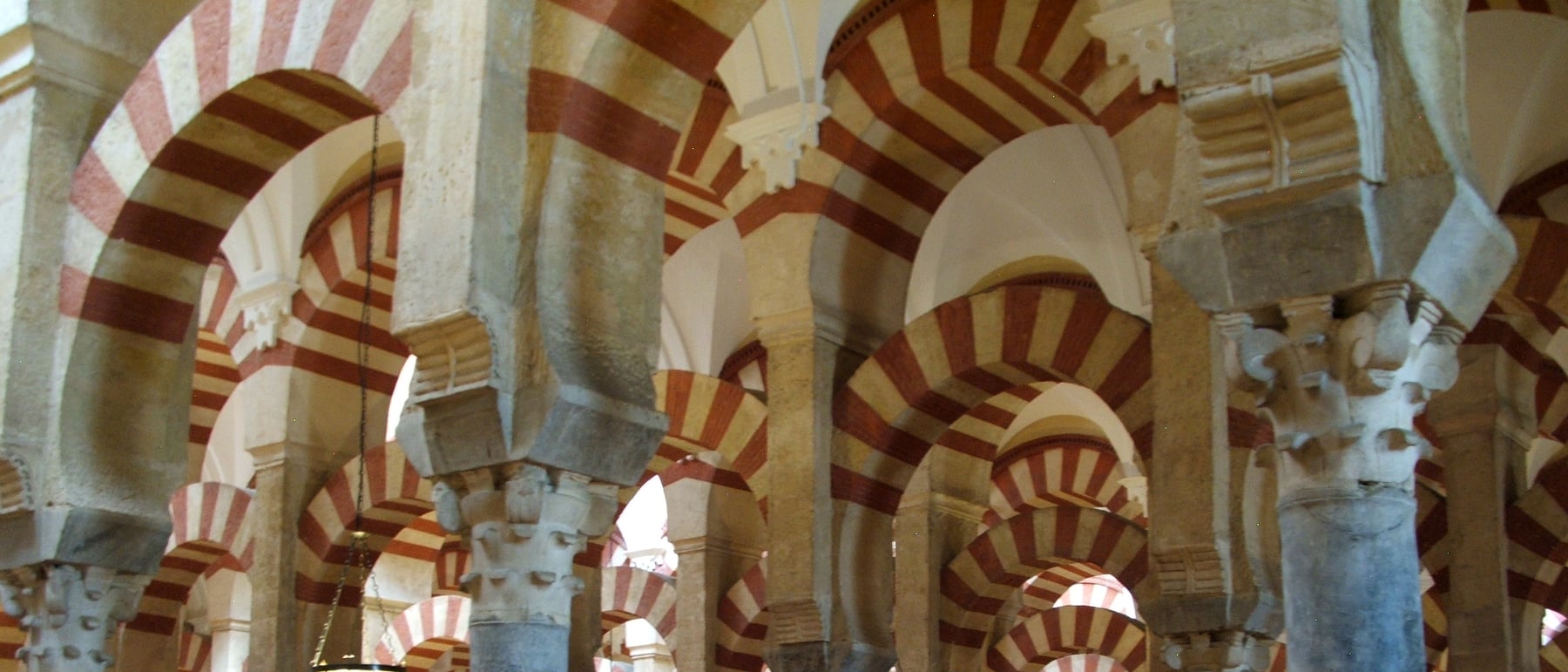 Great Mosque of Córdoba — A hypnotic forest of double-tiered arches.