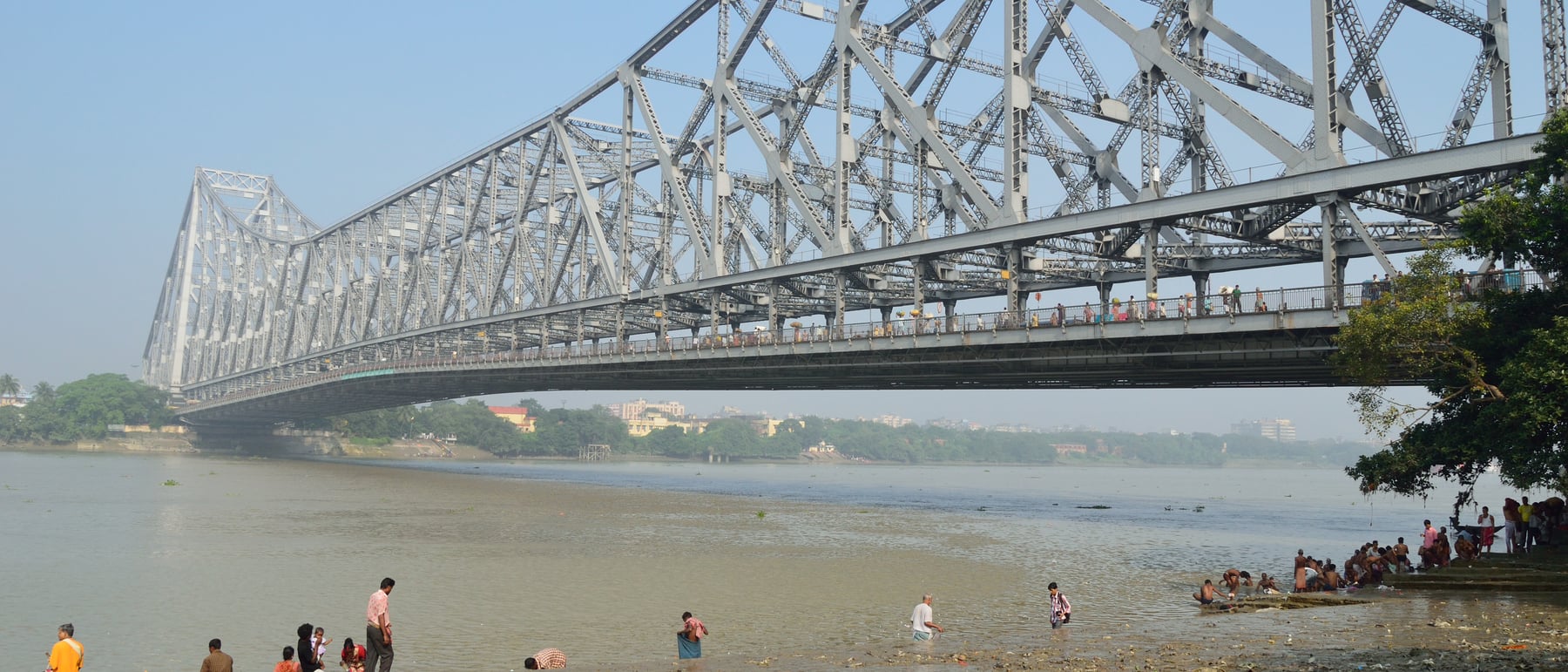 Howrah Bridge / colonial civic works — Industrial infrastructure that reshaped Indian cities.