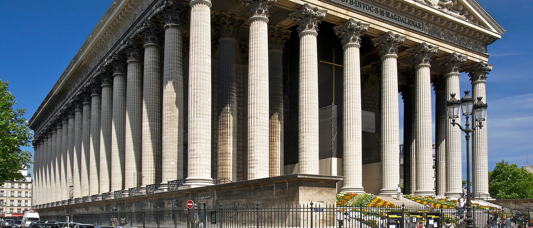 La Madeleine — A Roman temple as a church for Napoleon's glory.
