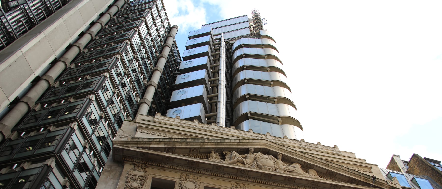 Lloyd's of London — An 'inside-out' tower of exposed services.